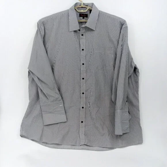 bruno conte dress shirts Men's Bruno Conte Black Plaid Shirt & Tie Combo BC992